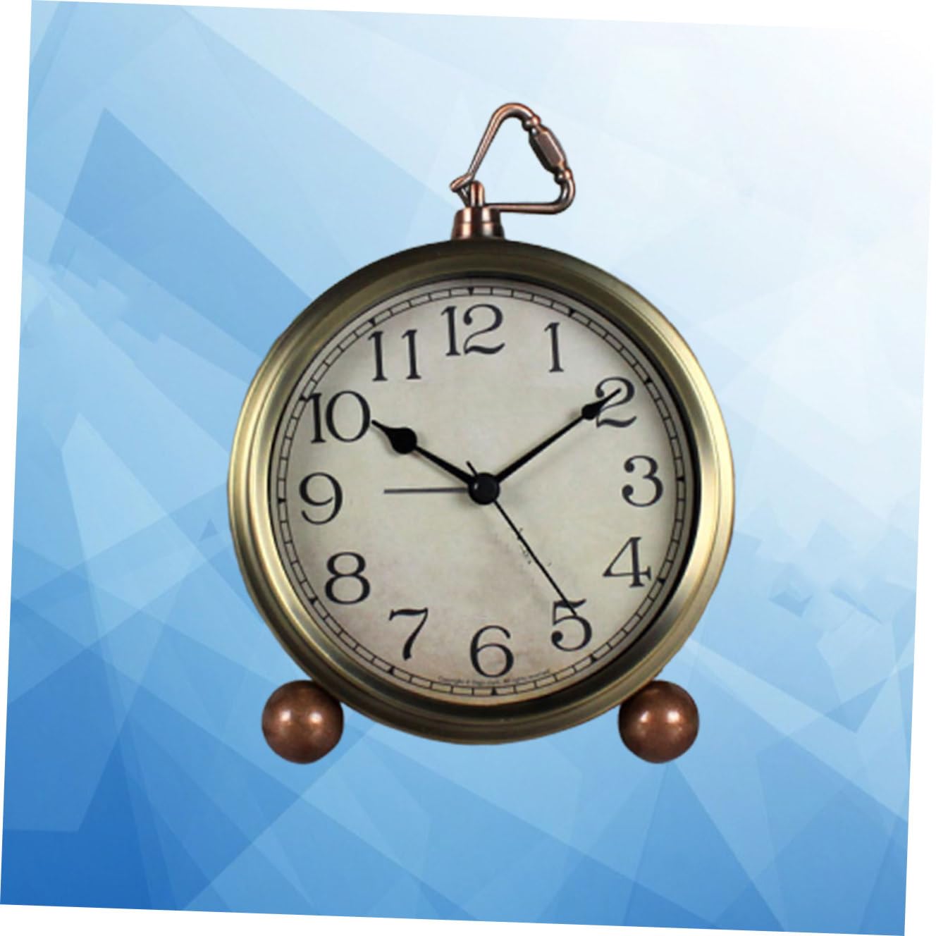 Sosoport Vintage Tischwecker im Amerikanischen Stil mit Alarm, Leise