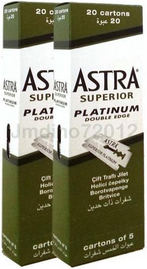 Amazon.com: Astra Superior Premium Platinum Double Edge Safety Razor ...