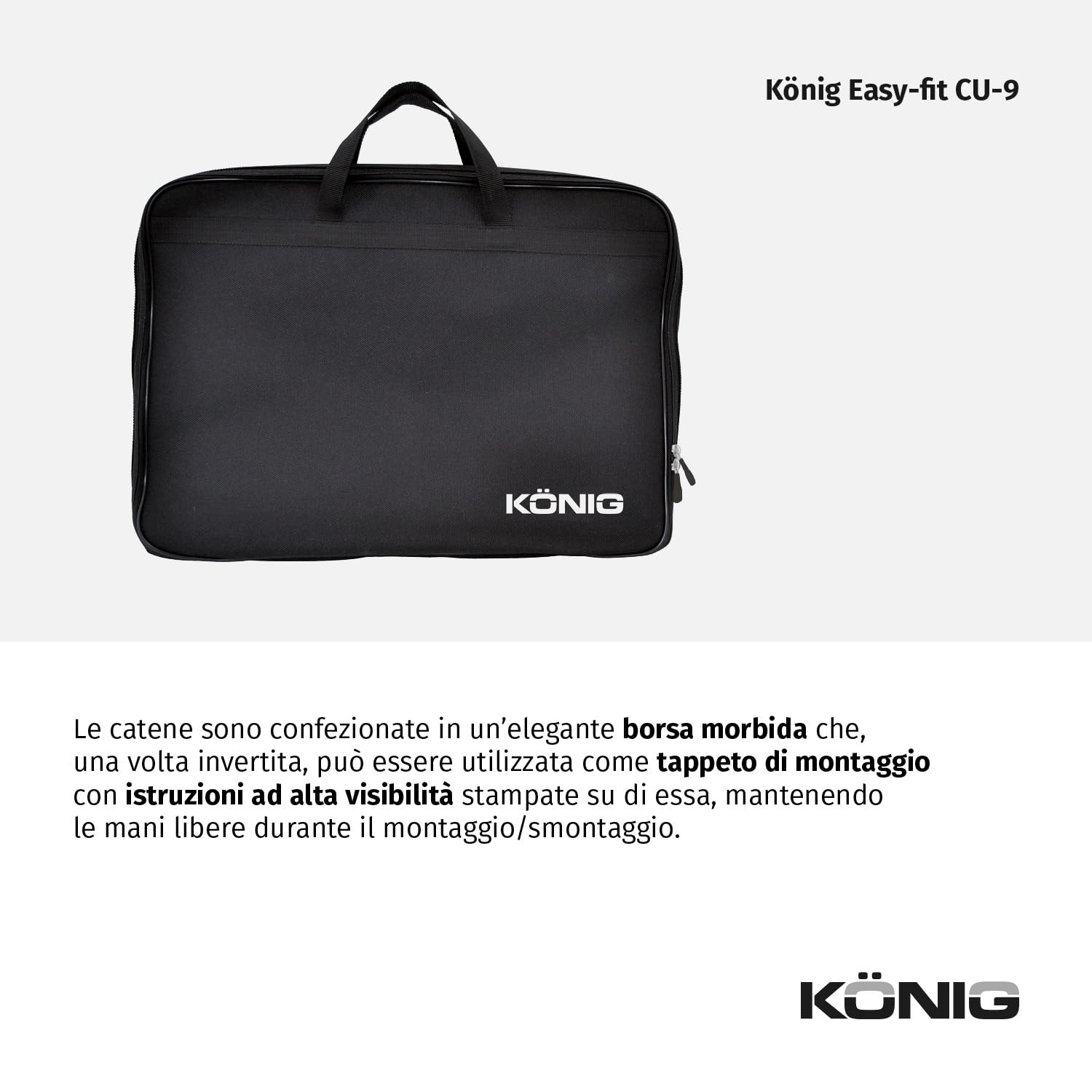 KÖNIG EASY-FIT CU-9 050 - Catene da Neve