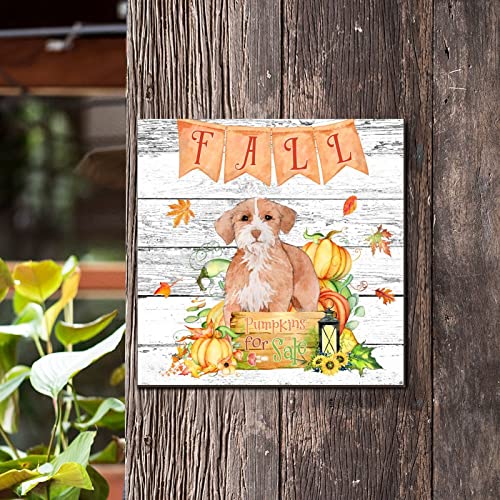 Plaque bois automne chien Pointer pour sublimer votre intérieur - 4