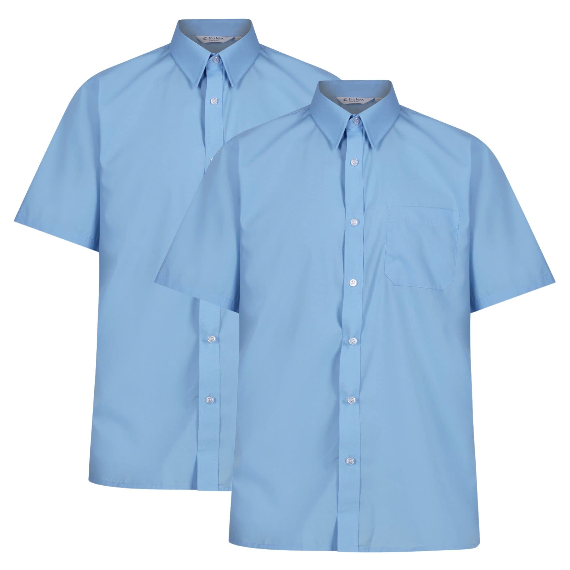 Trutex Boy's Nss School Top, Blue (Blue Blu), 12 Years Manufacturer Size 13.5 UK