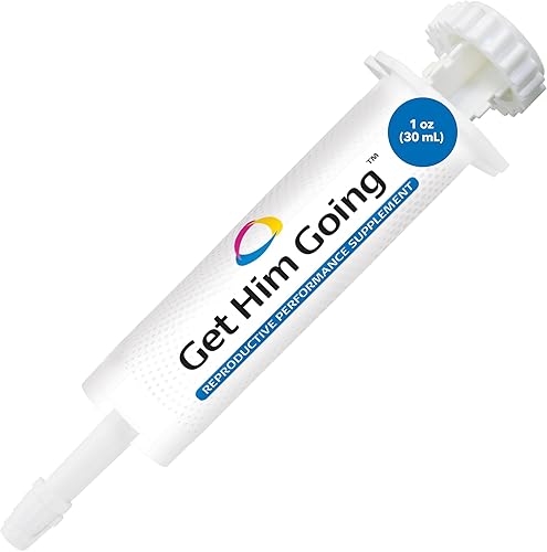 Breeder's Edge Get Him Going, Suplemento de rendimiento reproductivo para perros y gatos machos, apoya la libido, la energía, el equilibrio hormonal