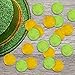 SpinLaLa St. Patrick's Day Gold Coins - 100 Pieces Gold Green Lucky Coins Plastic Shamrock Leprechaun Coins, 3-Leaf Clover Coin for Party Decoration Favors