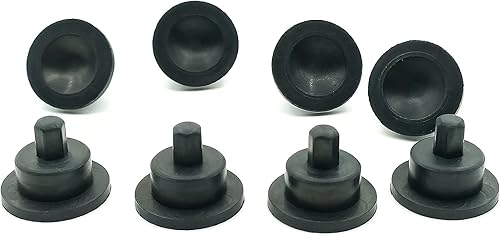 Obida 8Pk-815689 Rejilla de silicona Pies de gas para placa de cocina Wolf Reemplazo CT GR DF SRT Series Gas Cocina Range Quemador Rejilla