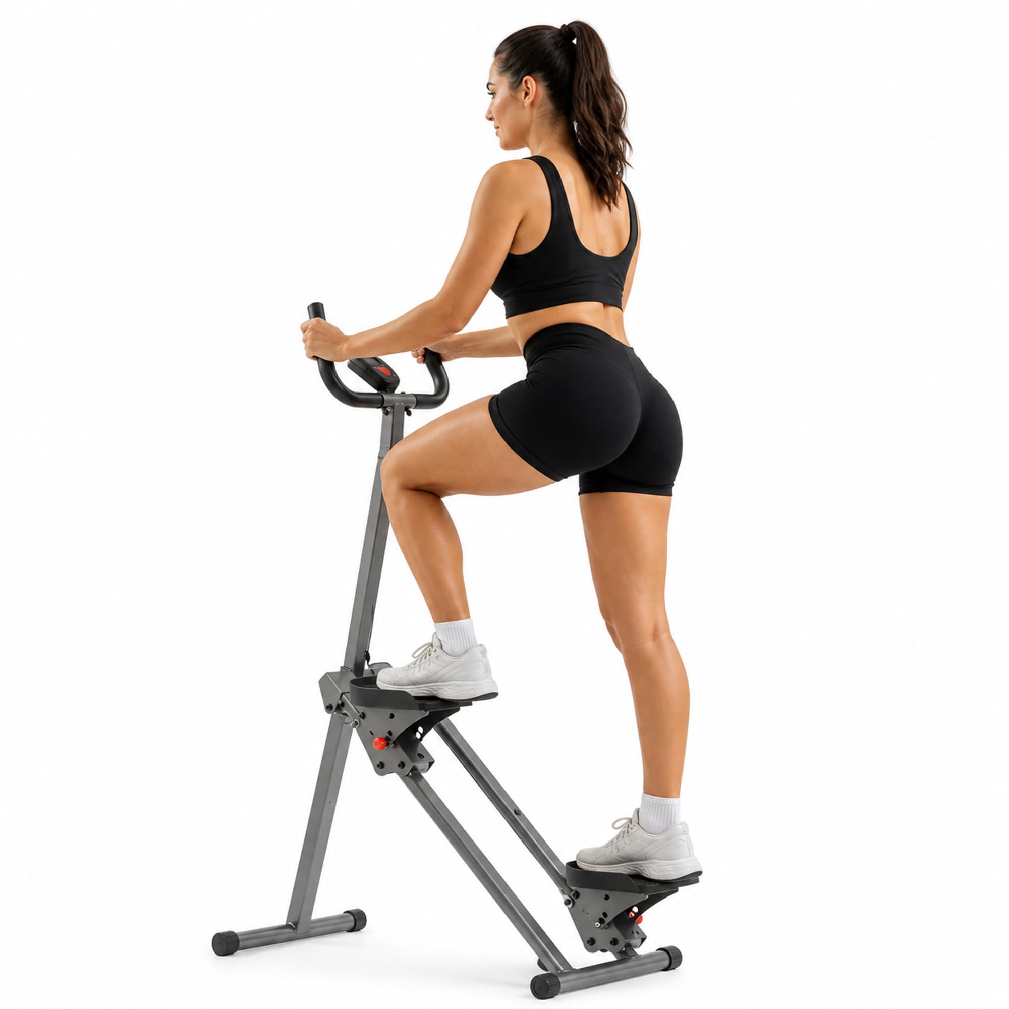 Smart Foldable Cardio Gray Stair Stepper