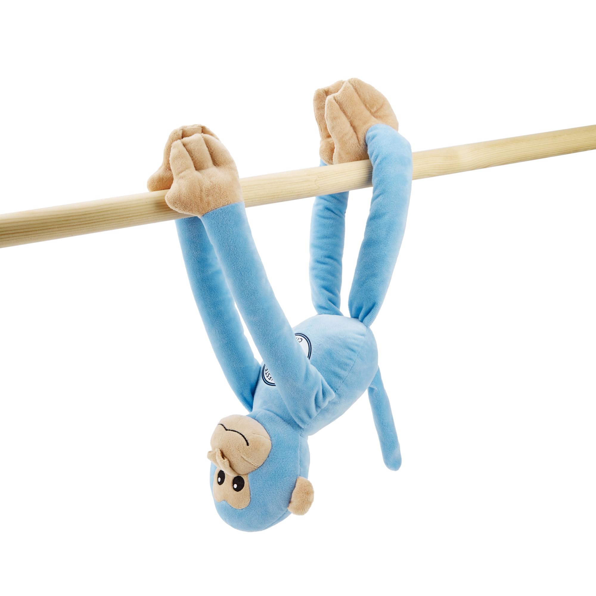 Manchester City FC Official Plush Monkey - 47cm Hanging Soft Toy, for 'Cityzens' of Adults And Kids, Blue, 34 cm x 20 cm x 12 cm - Image 3