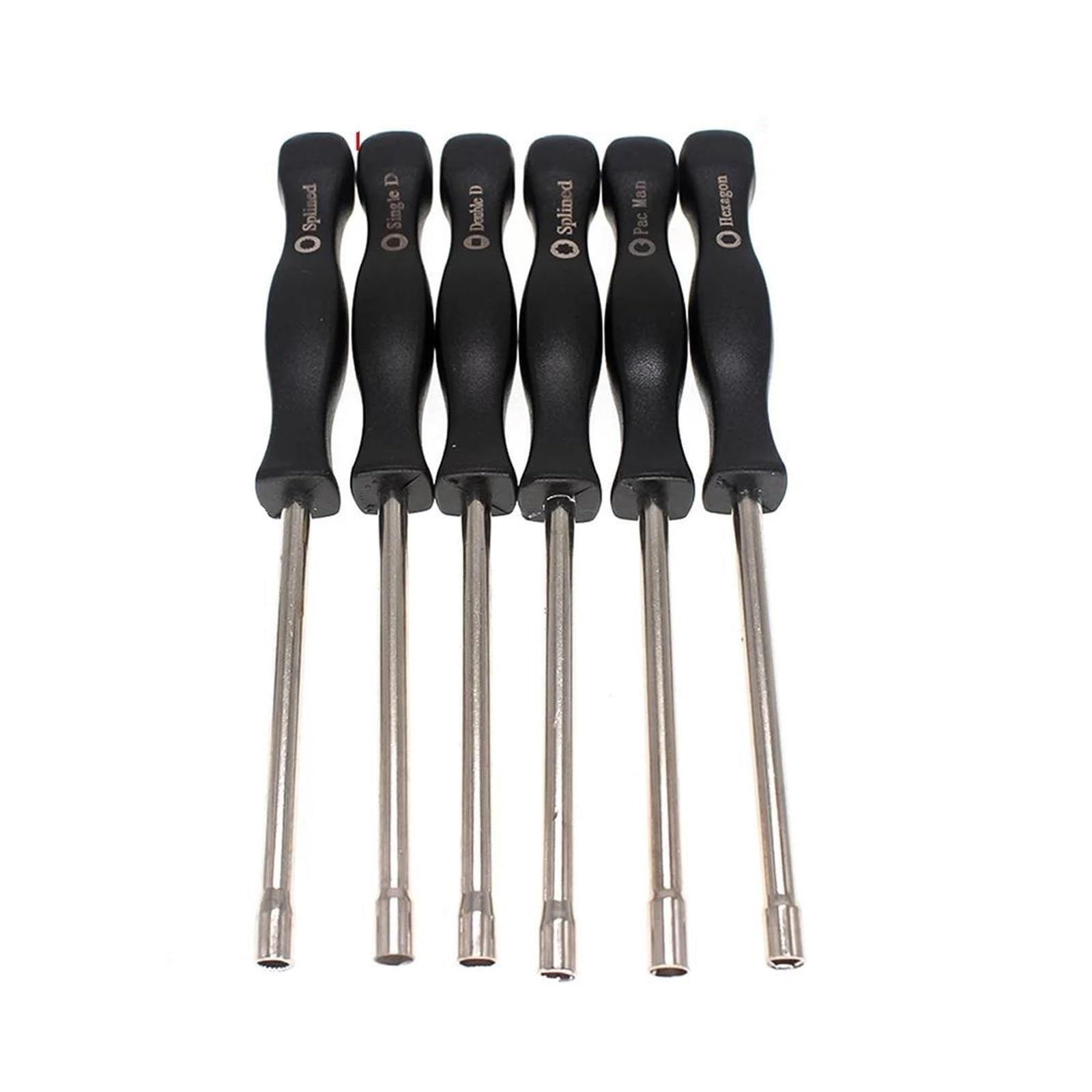 6PCS/10PCS /12PCS/ 14PCS Carburetor Adjusting Tool Set Screwdriver Kit Splined Pacman Double D for Stihl for Hus&qvarna for Zama for Walbro(6PCS)