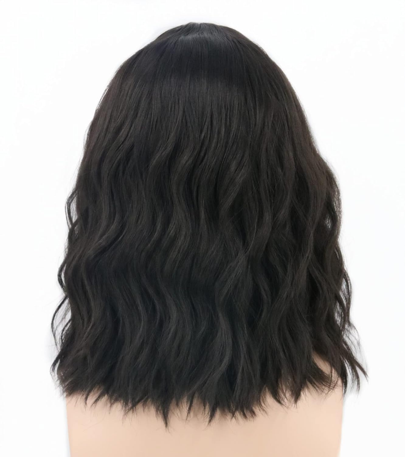 LeMarnia Black Short Curly Wig for Men Halloween Costume Party Wig, Black-1 - Image 4