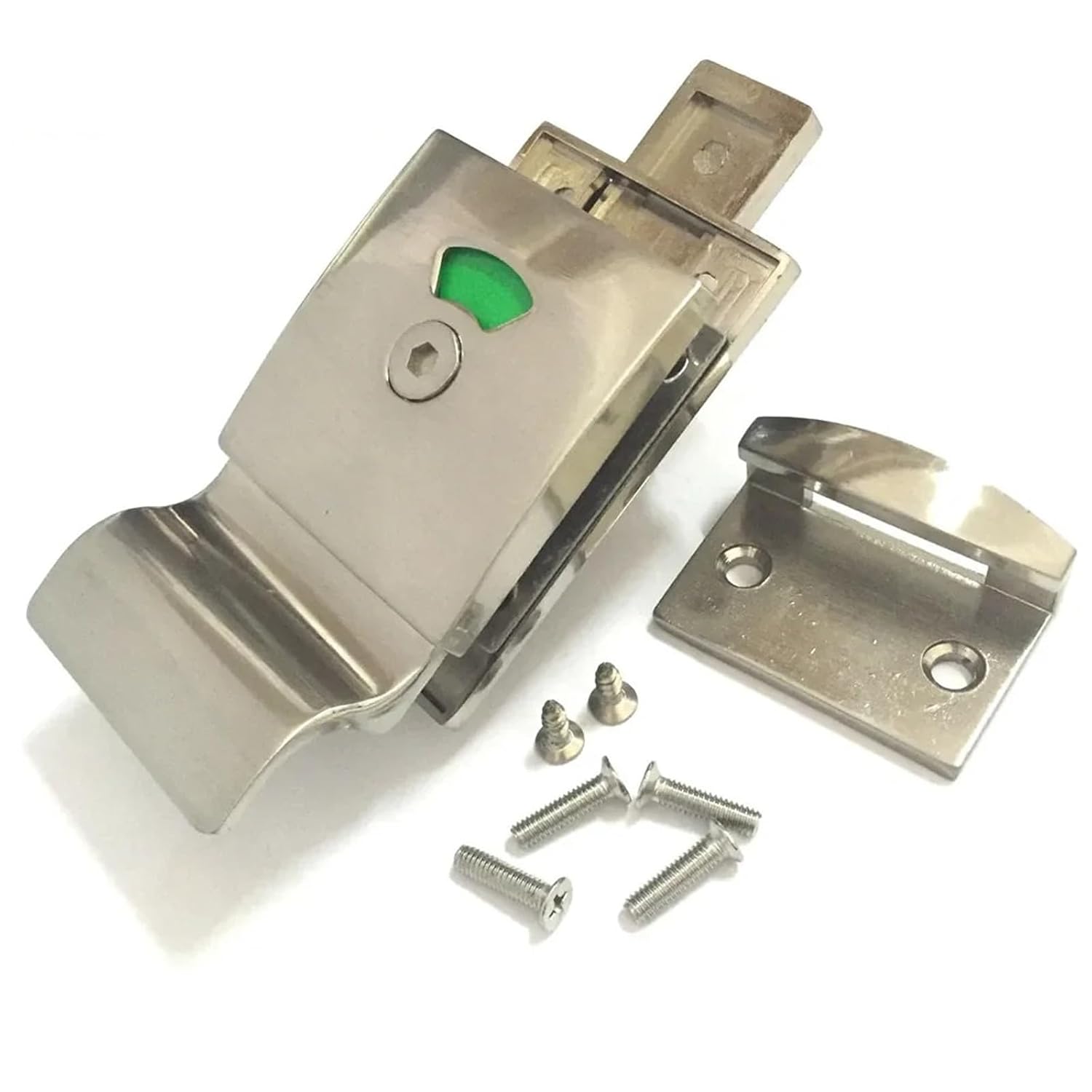 Square Toilet WC Handle Door Lock Zinc Alloy Simple Style for Bathroom Accessory DIY Rarelock MS121 1Pcs