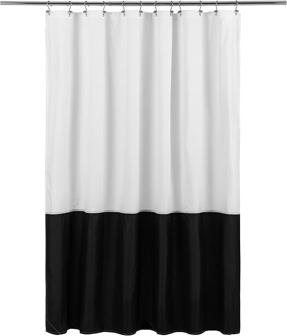 Waterproof Fabric Shower Curtain Liner Soft & Light