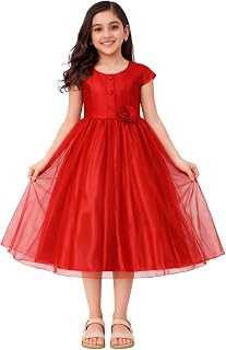 Net Frock for Girls | Birthday & Festive Dress | Soft Satin Inner 1-12 Years Price In India