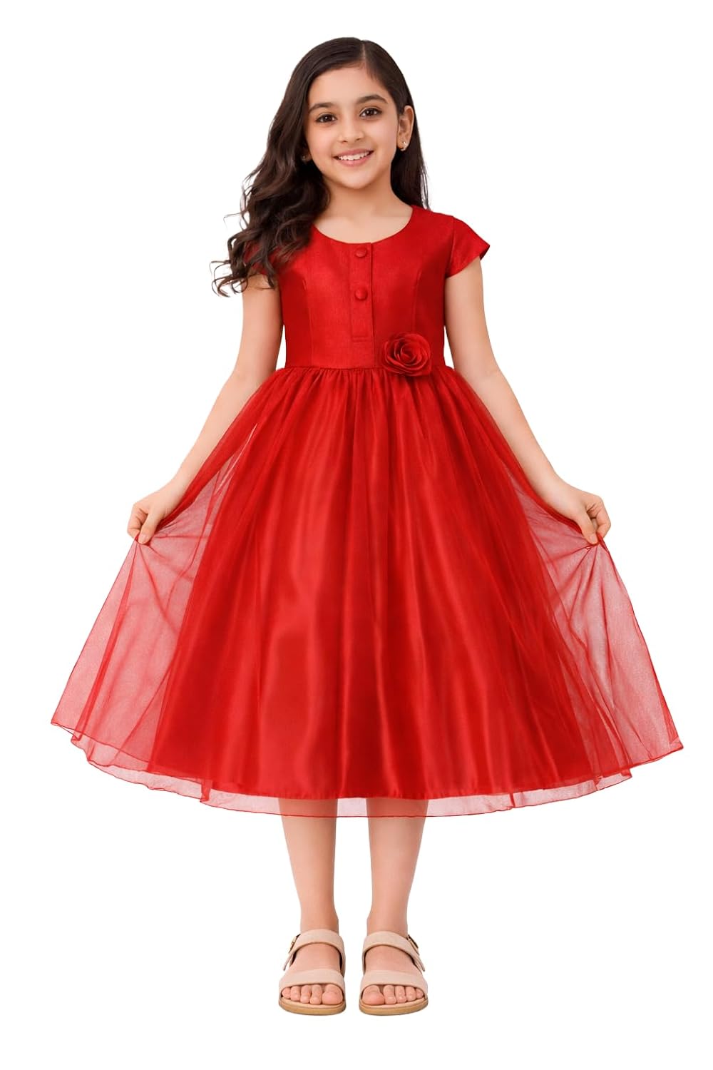 Net Frock for Girls | Birthday & Festive Dress | Soft Satin Inner 1-12 Years - Review, Price and Buying Guide