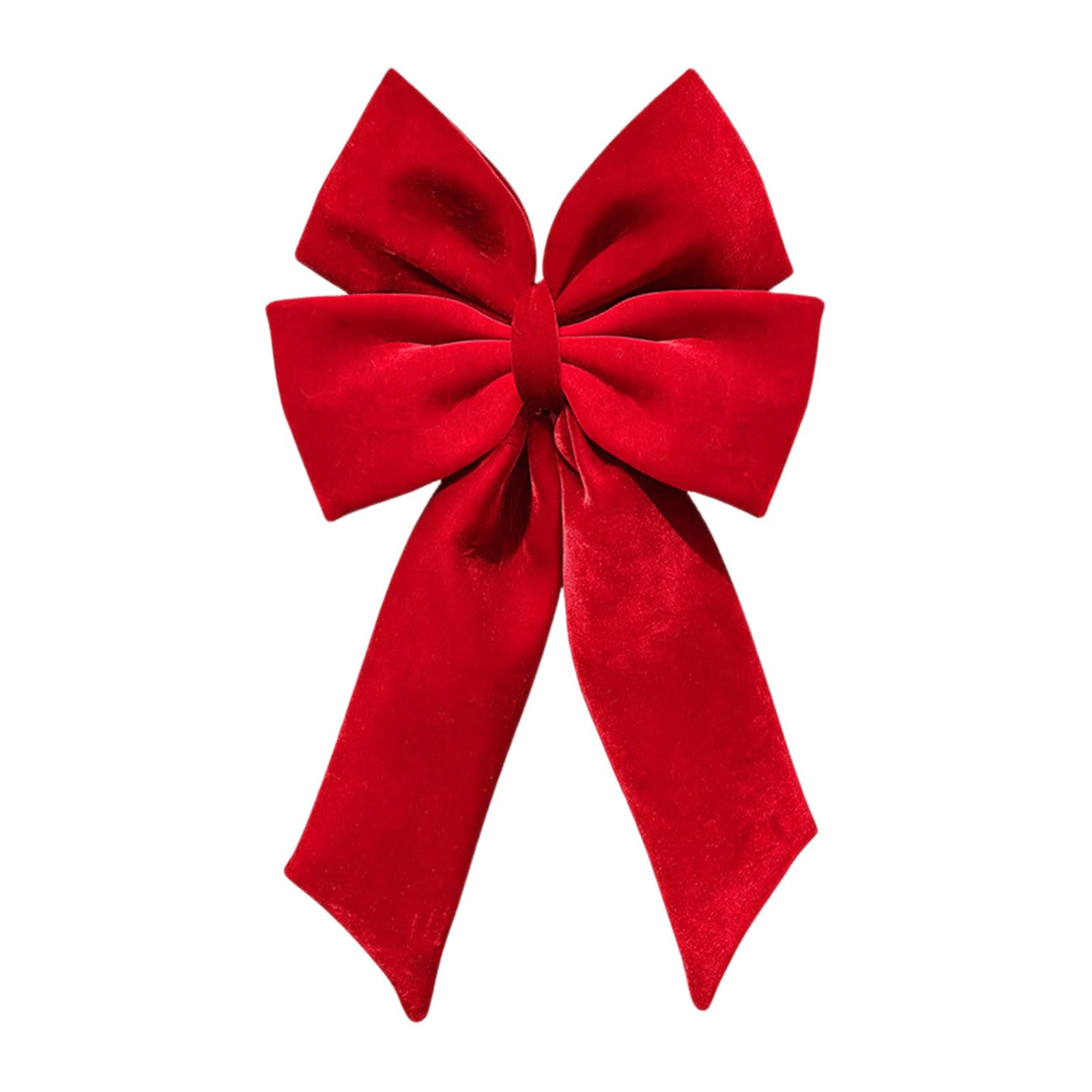 Whoasyst A Velvet Holiday Bowknot Perfect For Christmas Tree Decorations Nd Mantel Display Holiday Ccessories Party Decorations