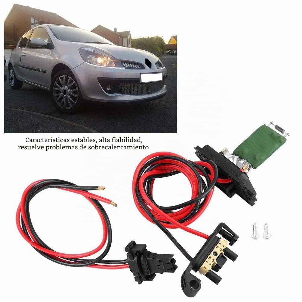 Resistencia de ventilador para motor de ventilador de motor de calefacción para Clio MK3 III Modus 7701209803