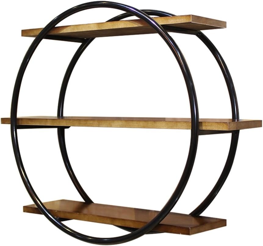SYF Shelf LOFT Wall Hanging Round Wall Shelf Metal Iron