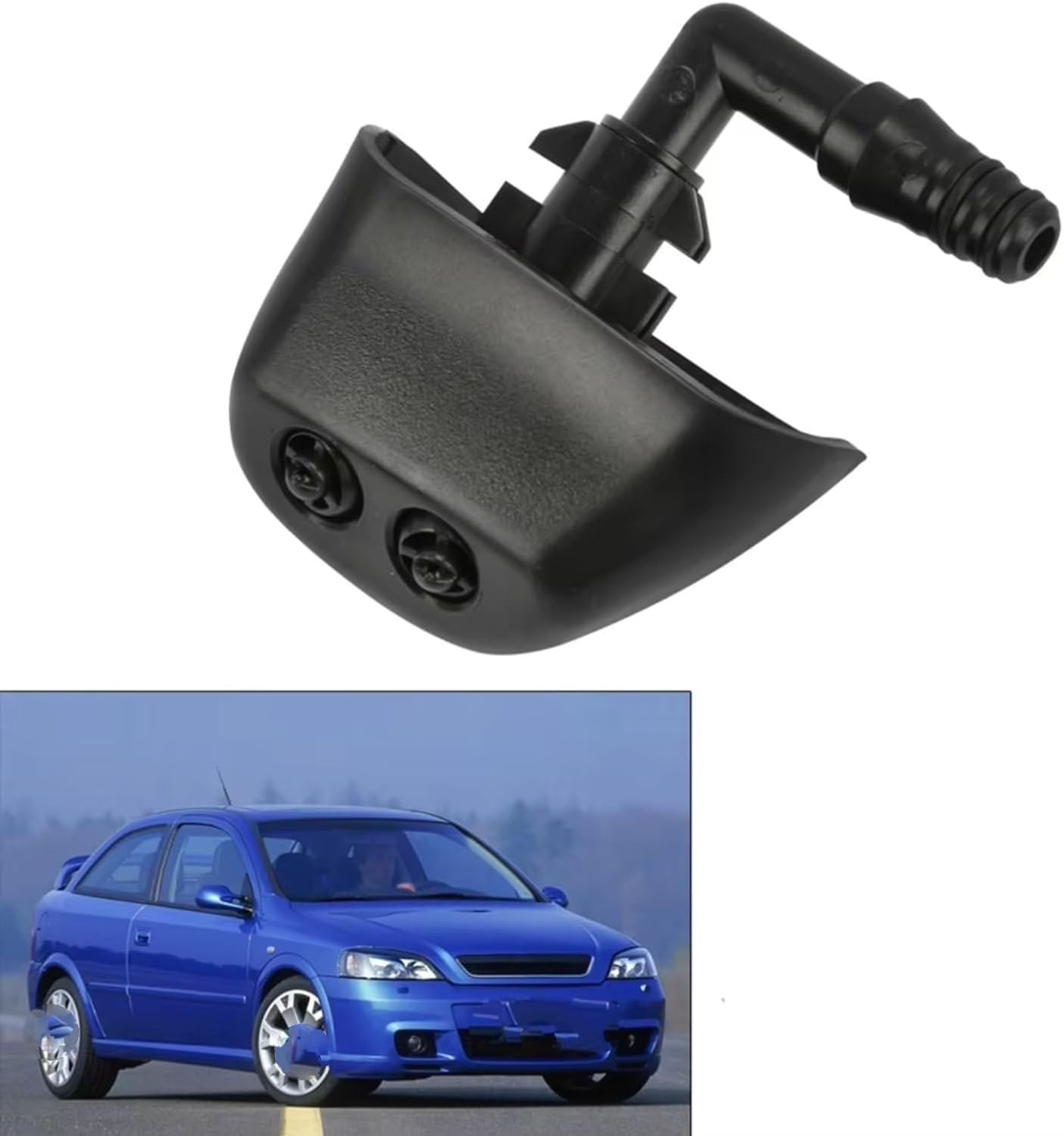 Car Bumper Headlamp Washer Nozzle Cover for Vauxhall 1998 1999 2000 2001 2002 2003 2004 2005 2006 2007 2008 2009 Car Front Bumper Headlight Washer Nozzle