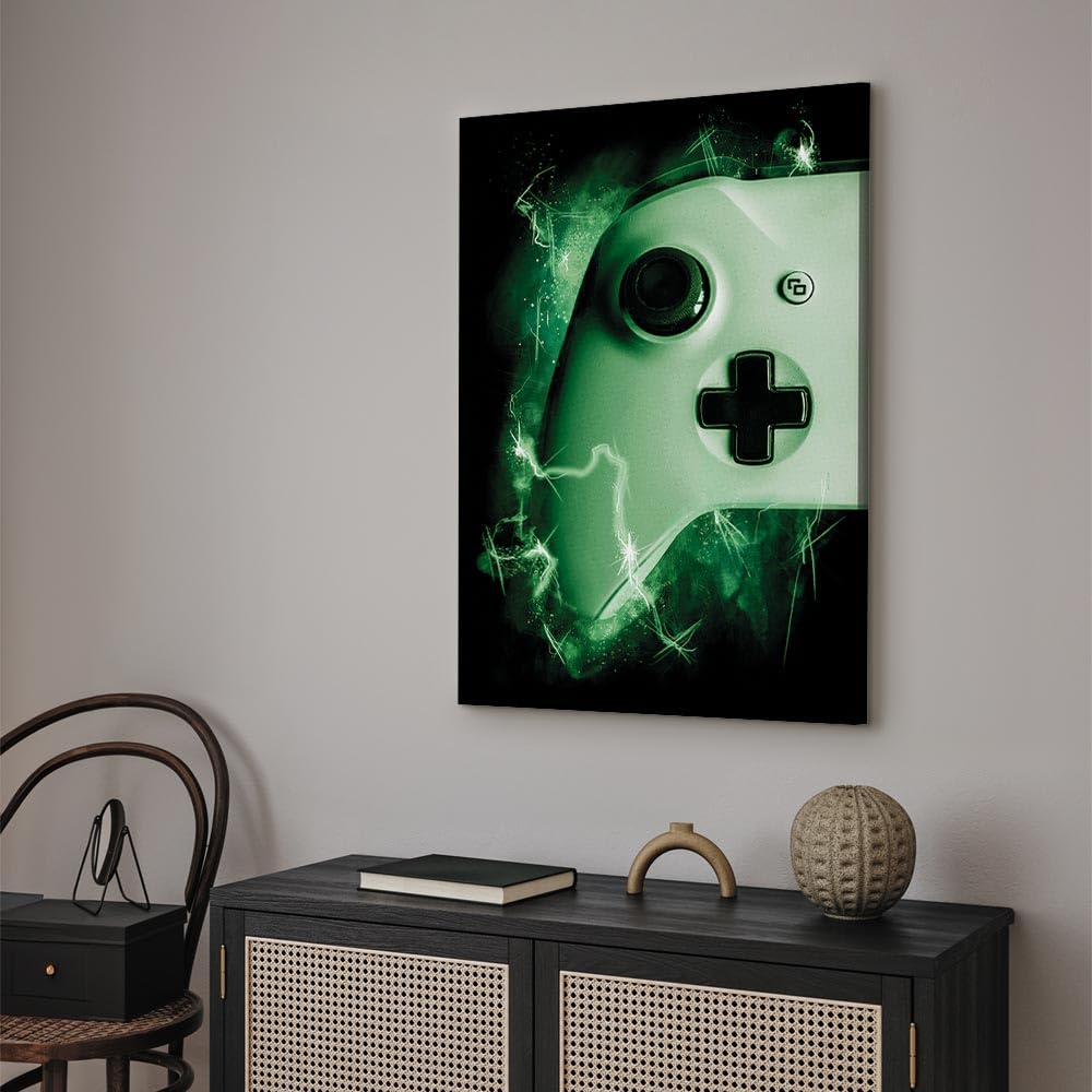 murando - Akustikbild Play Game Gaming, Schallschutz, Wohnzimmer, Büro | Verbessert Raumakustik, reduziert Hall, ideal fürs Büro oder Wohnzimmer, hochwertige Verarbeitung, schnelle Montage, stilvoll