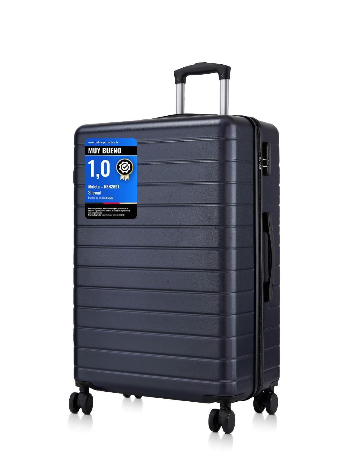 Maleta de Viaje Grande 28 Pulgadas 76x50x29cm 91L Carcasa Rígida ABS+PC Ligera, Ruedas 360º Giratorias, Equipaje Facturable Resistente Gran Capacidad para Vacaciones y Viajes de Negocios