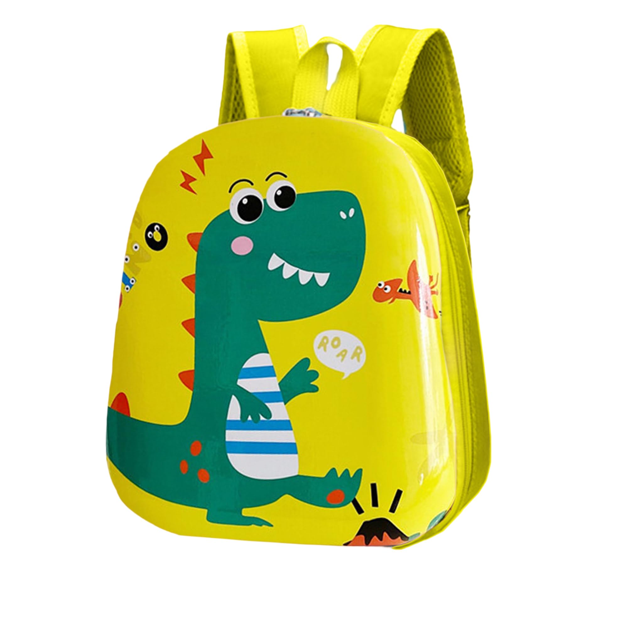 BabyMoon Eggshell Multipurpose Kids Backpack | Children’s School Bag for Boys & Girl’s | Kids Travel Backpack | Dinosaur Yellow-image-15