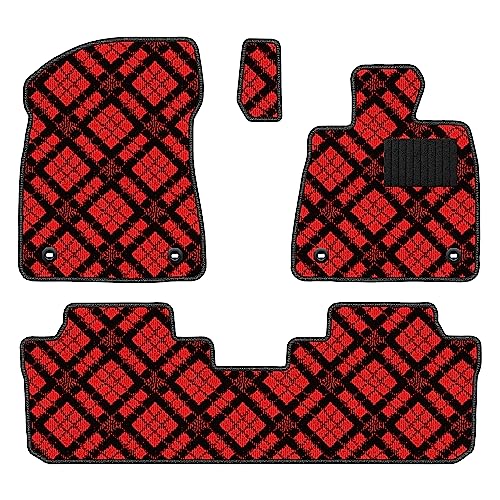Aviles レクサス LEXUS レクサス RX 20系 フロアマット【16色から選択】(03:ダイヤチェック × レッド)