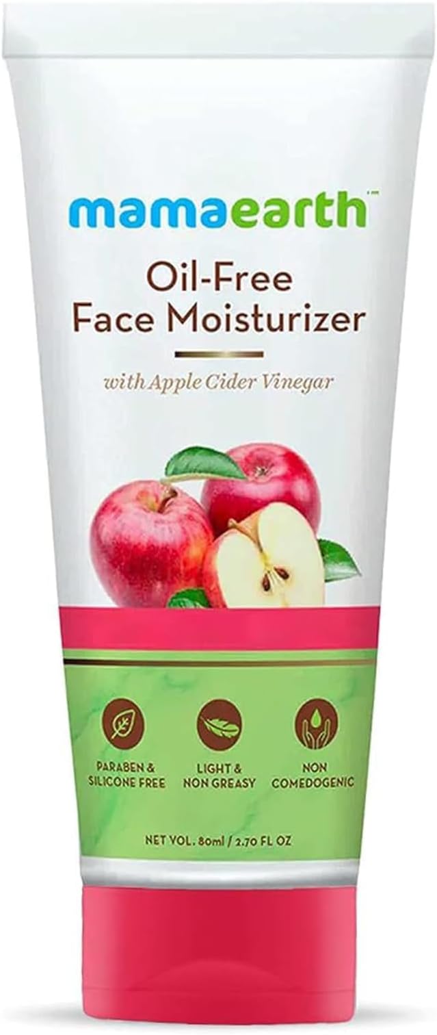 Oil-Free Face Moisturiser for Acne-Prone Skin | Controls Acne, Pimples & Reduces Breakouts | Long-Lasting Hydration | Non-Greasy & Non-Comedogenic | 80ml