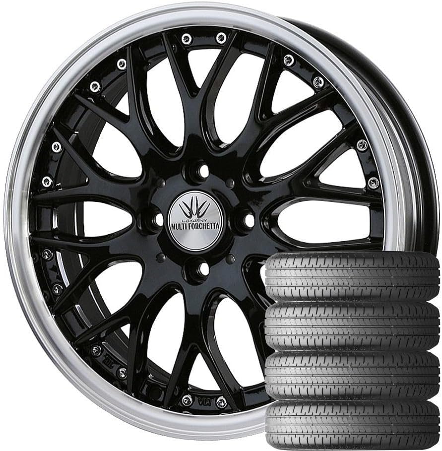 ロクサーニ 4本セット BADX LOXARNY MULTIFORCHETTA マルチフォルケッタ TR5 19インチ リム幅7.5J インセット+48 5穴 PCD114.3 ブラックポリッシュ : タイヤ市場ショッピング - 通販 - Yahoo!ショッピング | 【軽自動車用】ロクサーニ マルチフォルケッタ (15×5.0J 4-100 +45) ブラックメタリック/リムポリッシュ + BRI | タイヤ・ホイールセット | ブリヂストン(BRIDGESTONE)のストアを表示