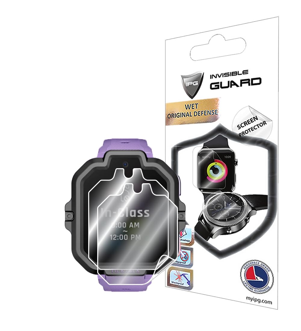 for TickTalk5 Cellular Kids Smart Watch Hydrogel Screen Protector (2 Units) Invisible HD Clear Film Anti Scratch Guard-Smooth/Self-Healing/Bubble Free for TickTalk5