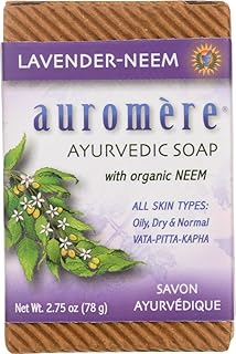 Ayurvedic Bar Soap Lavender-Neem by Auromere - All Natural Handmade and ...
