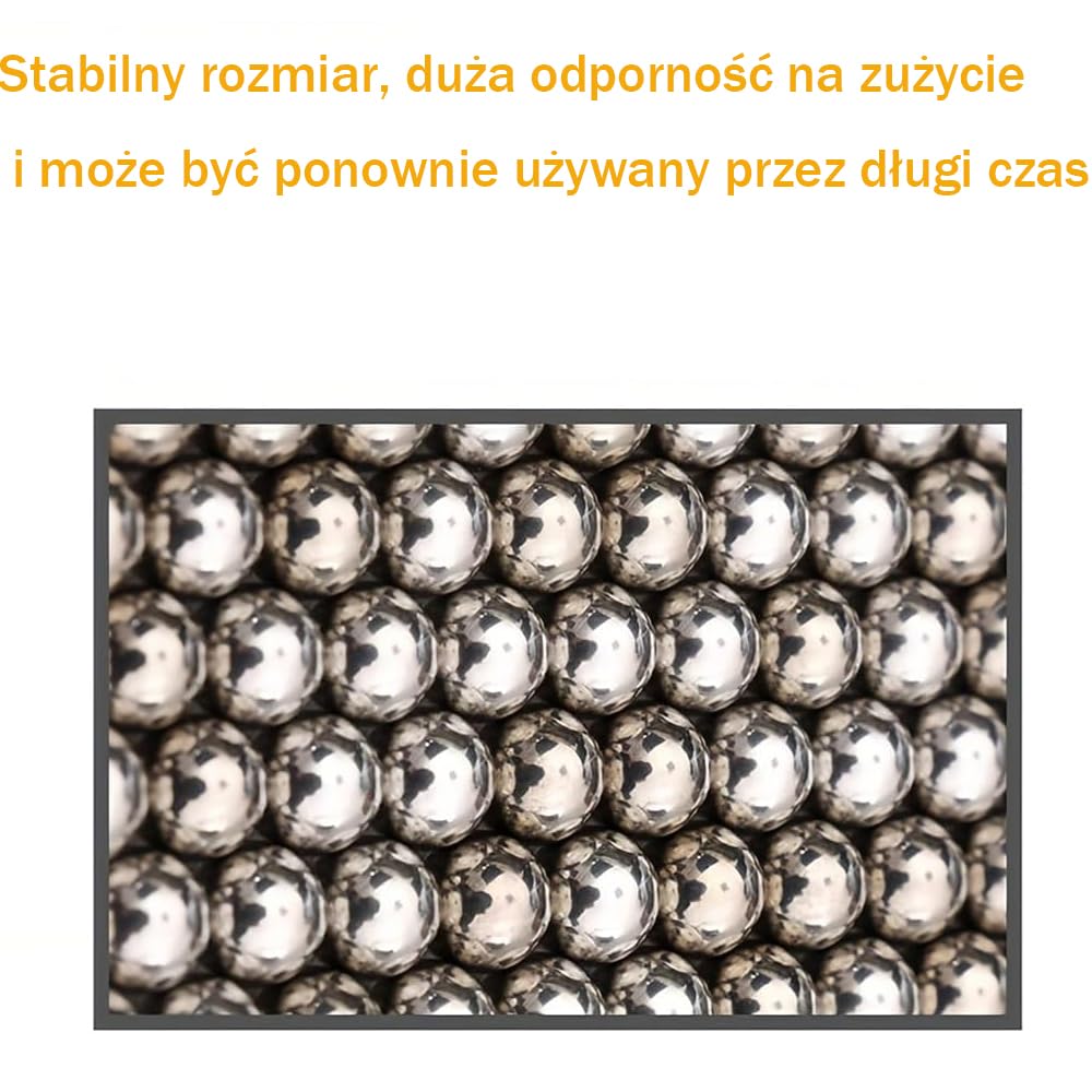 50 szt. Kulek do paintballa kal. 43, kulek do paintballa z litego aluminium kalibru 0,43, 1,8 grama, piłek do samoobrony do PPQ, TPM1, TPM2, T4E, HK 416D, Gen5, RAM