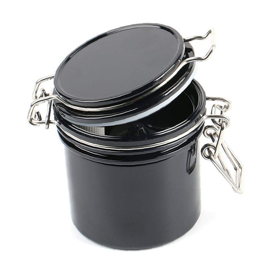 1PC Glue Storage Container Eyelash Extensions Adhesive Jar Leak-Proof Glue Storage Tank Sealed Cans Eyelash Extension Supplies Kit(Black) Makeup and Care