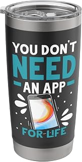Digital Detox Mobile Phone Fasting Go Offline Internet Stainless Steel Insulated Tumbler