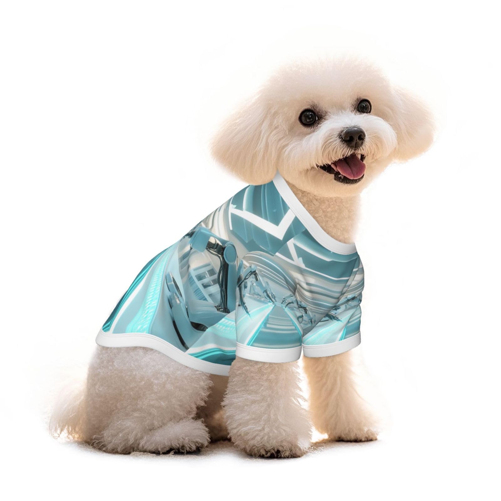 T-shirt en coton pour chien extensible et respirant Roboflux