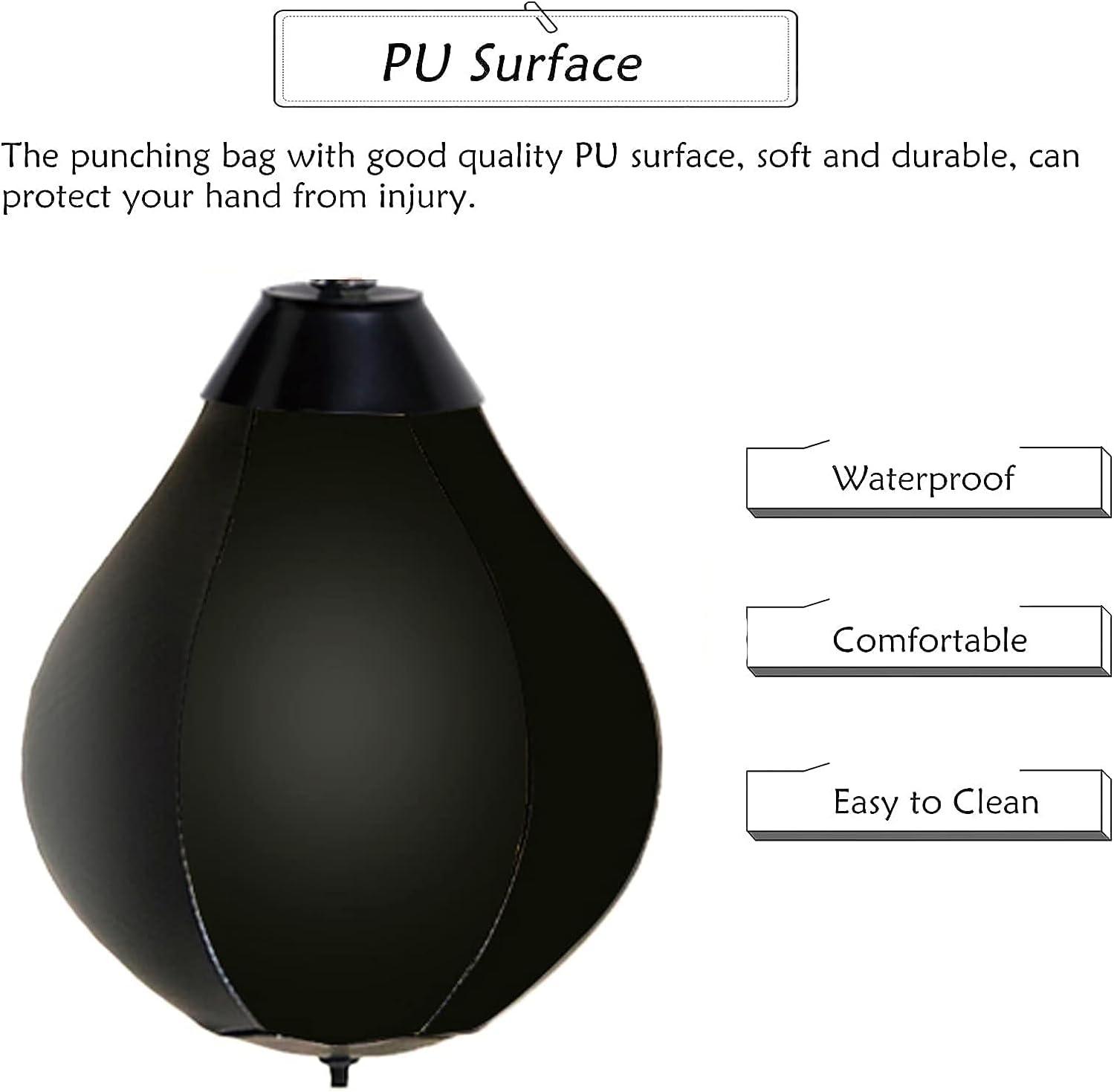 Speed Bag for Boxing, Hanging Punching Speed Bag with Adjustable Horizontal Bar, Doorway Boxing Reflex Ball for Man Woman Teenager Child, Exercise & Fitness Equipment