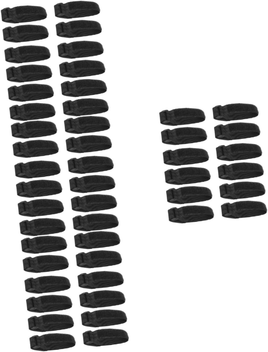 Angoily 48pcs Cable Straps Reusable Ties for Cord Management Bike Umbrella Yoga Mats