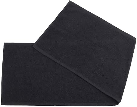 Mira Home 3-Piece Sports Fitness Towel 30X100 100% Cotton Black