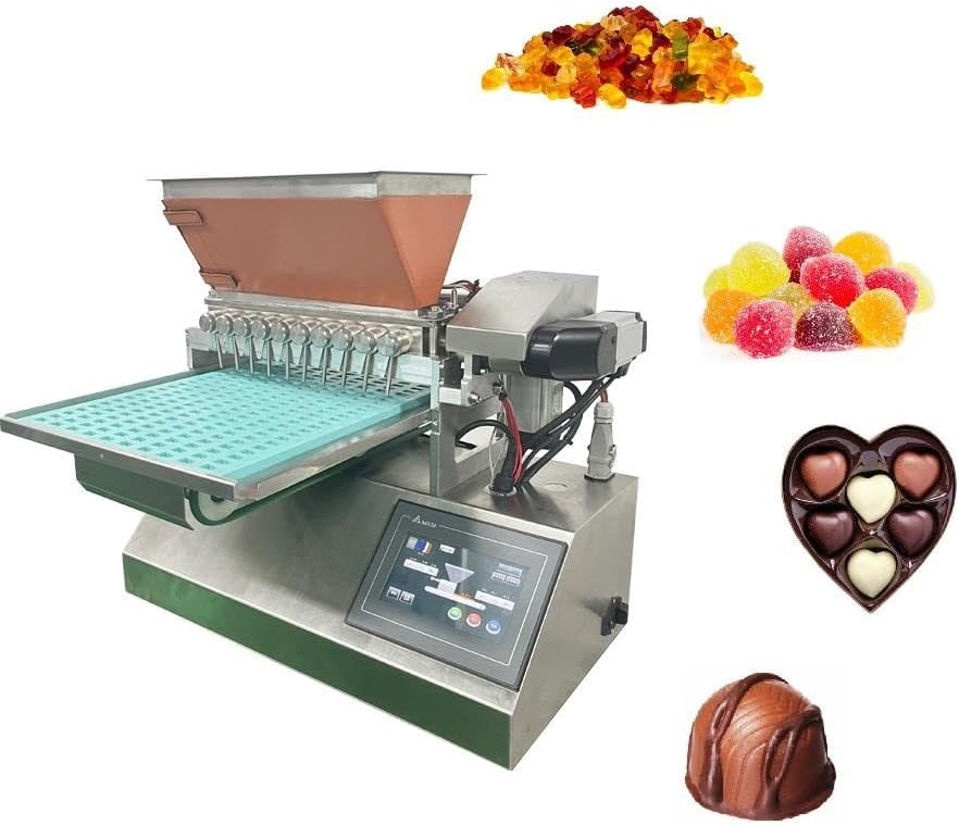 10L Hopper Automatic Gummy Jelly Hard Candy Chocolate Depositing Machine