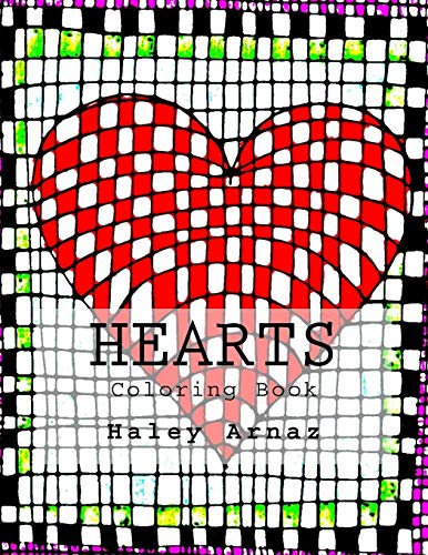 Hearts Coloring Book