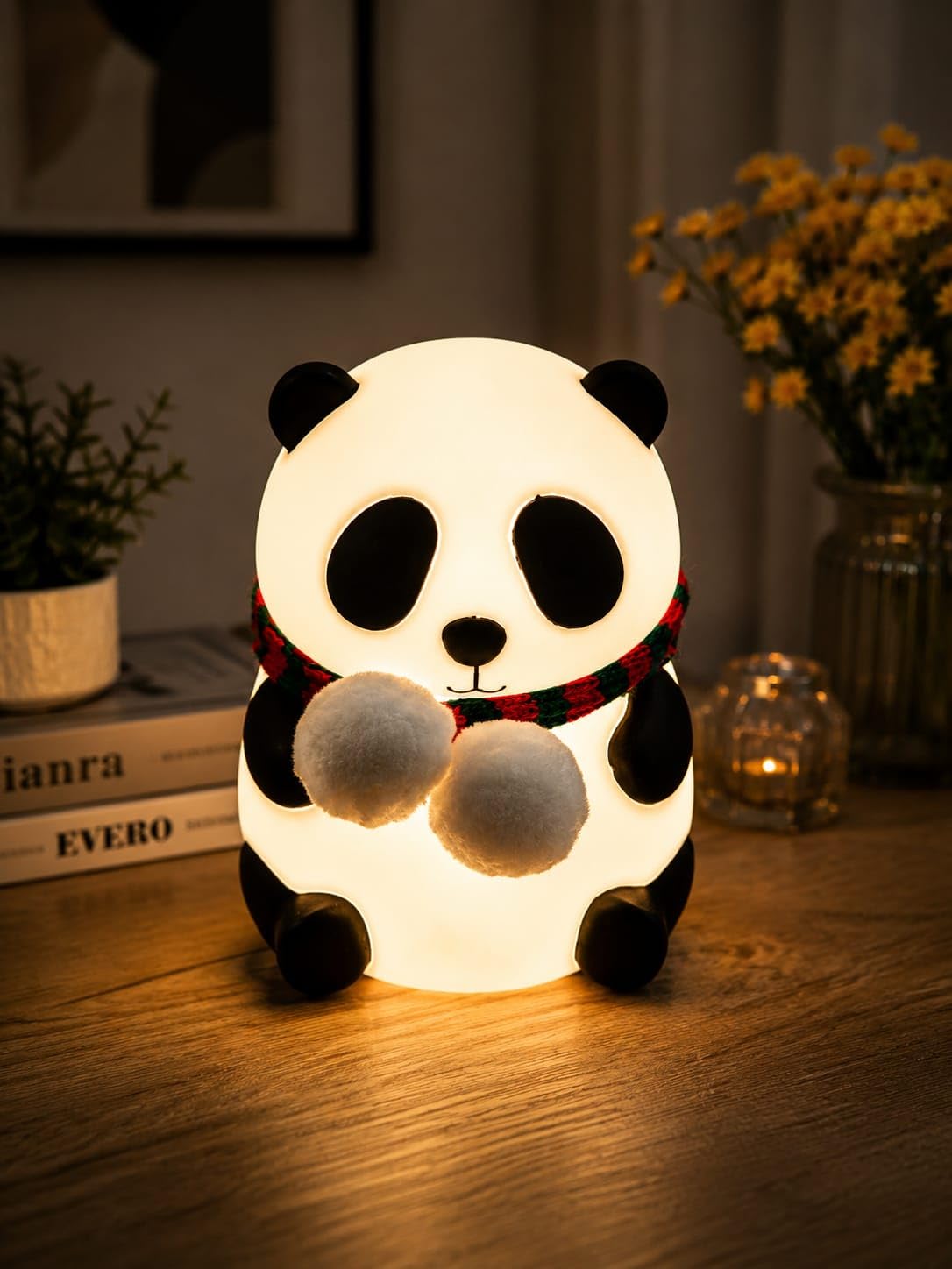 Panda LED Night Lamp with Scarf Decorative Table Light-image-40