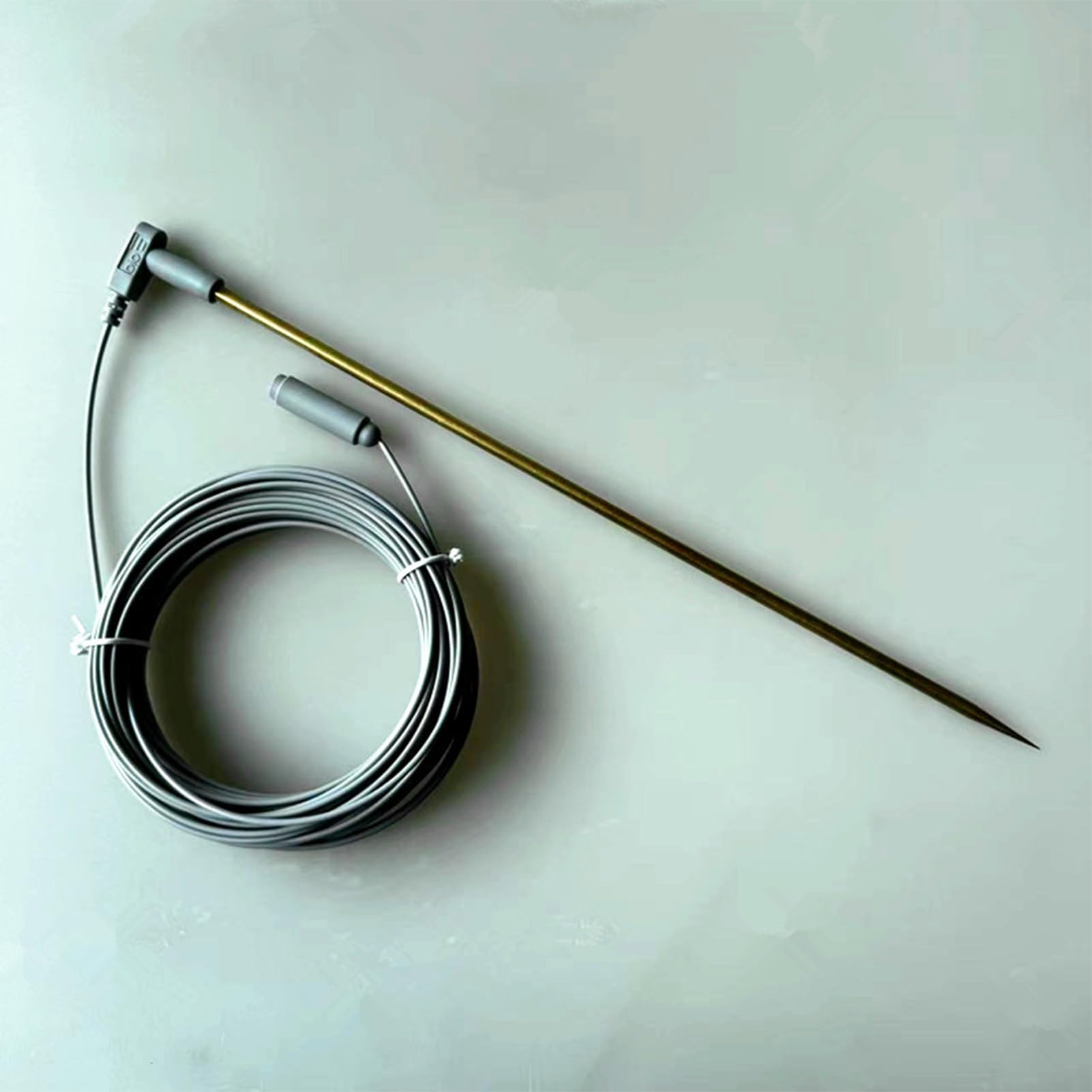 Erdungsstab Mit Kabel, Erdungsbettlaken-Flachstecker, Tragbares Erdungsstab-Set, Erdungsstab Mit 40 Fuß Langem, Erdungskabel Für Erdungsmatten, Decken