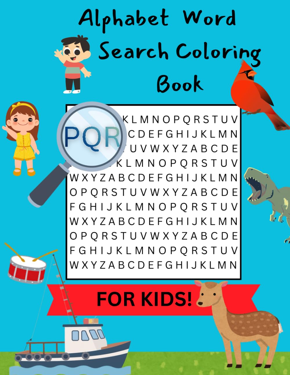 Alphabet Word Search Coloring Book