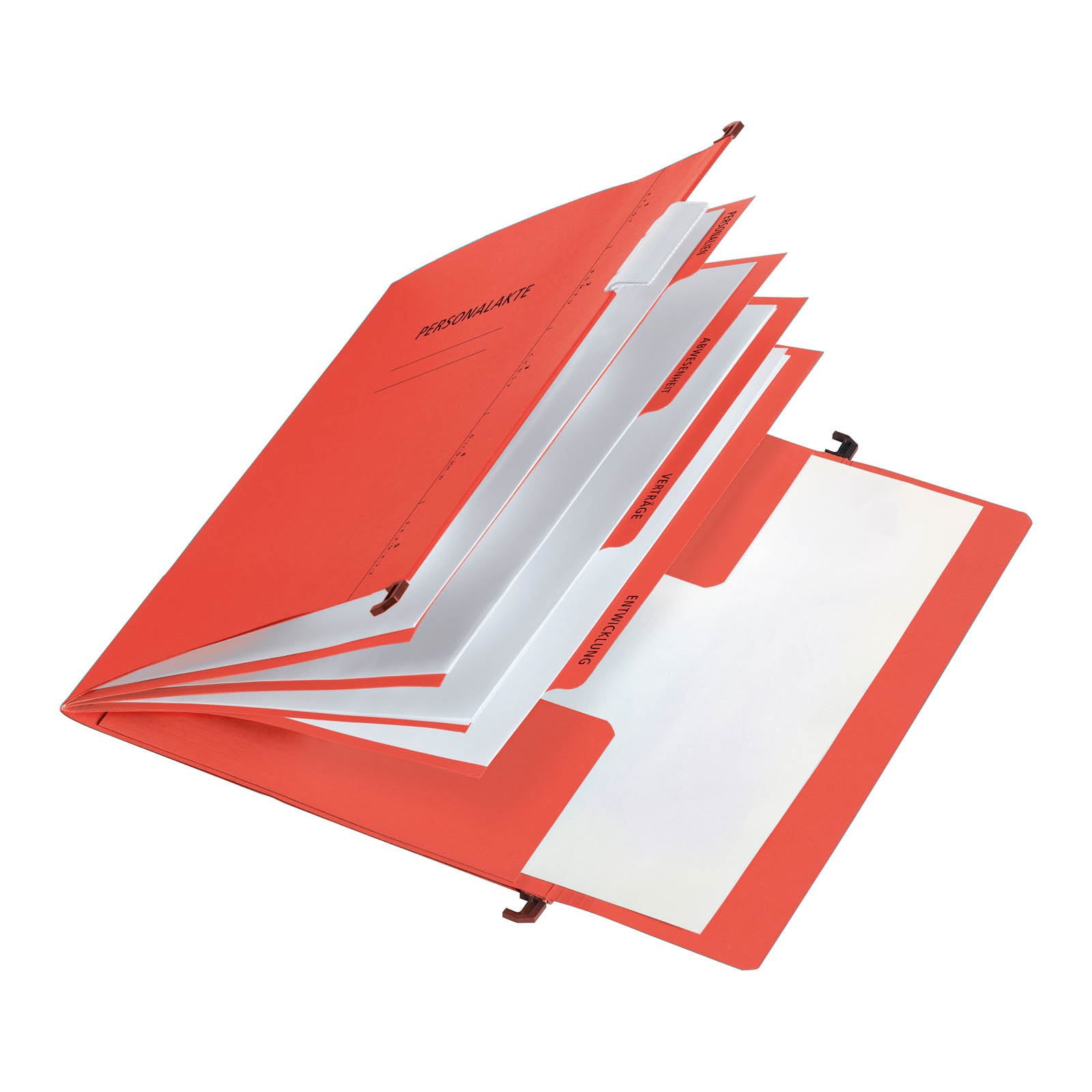 Pagna Personal File 5 Pieces 01 Personalakte, 5-teilig red