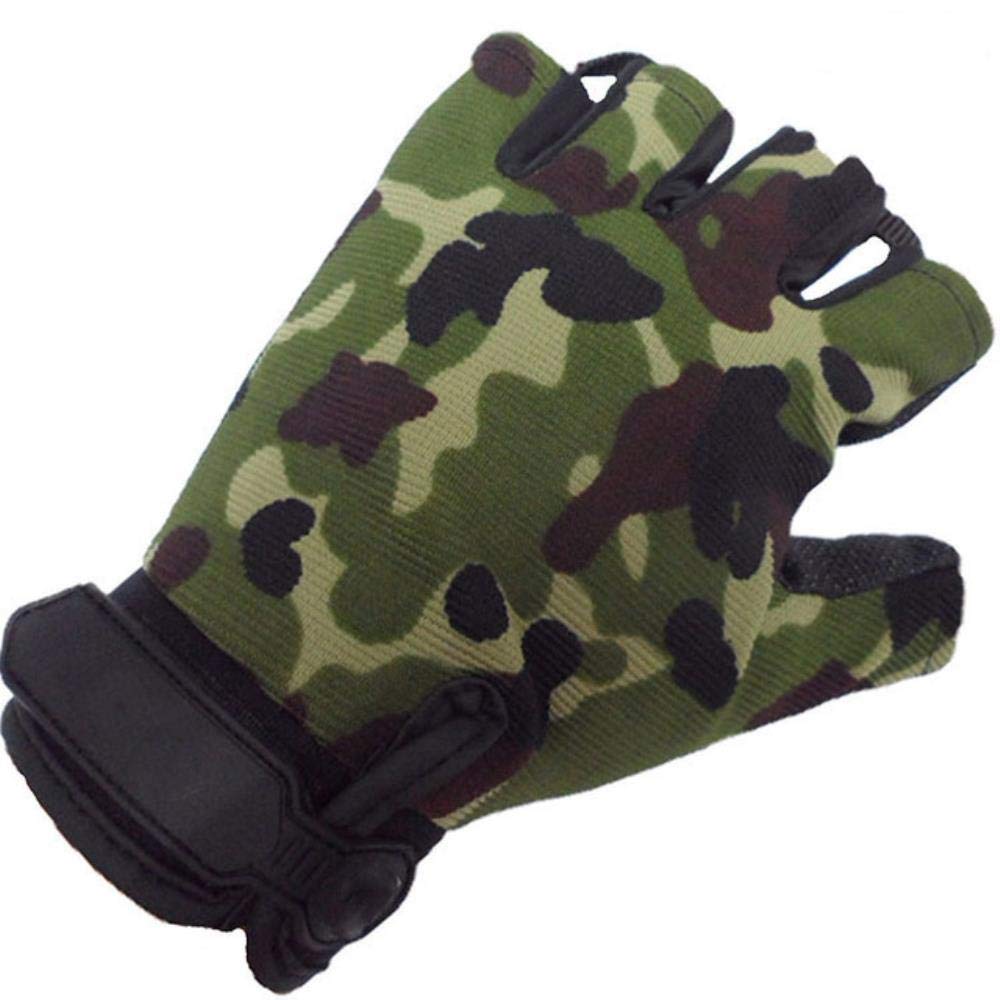 LAGEDOUDING Sports Fitness Cycling Gloves Three Sizes Half Finger Sports Gloves,Light Yellow,XL