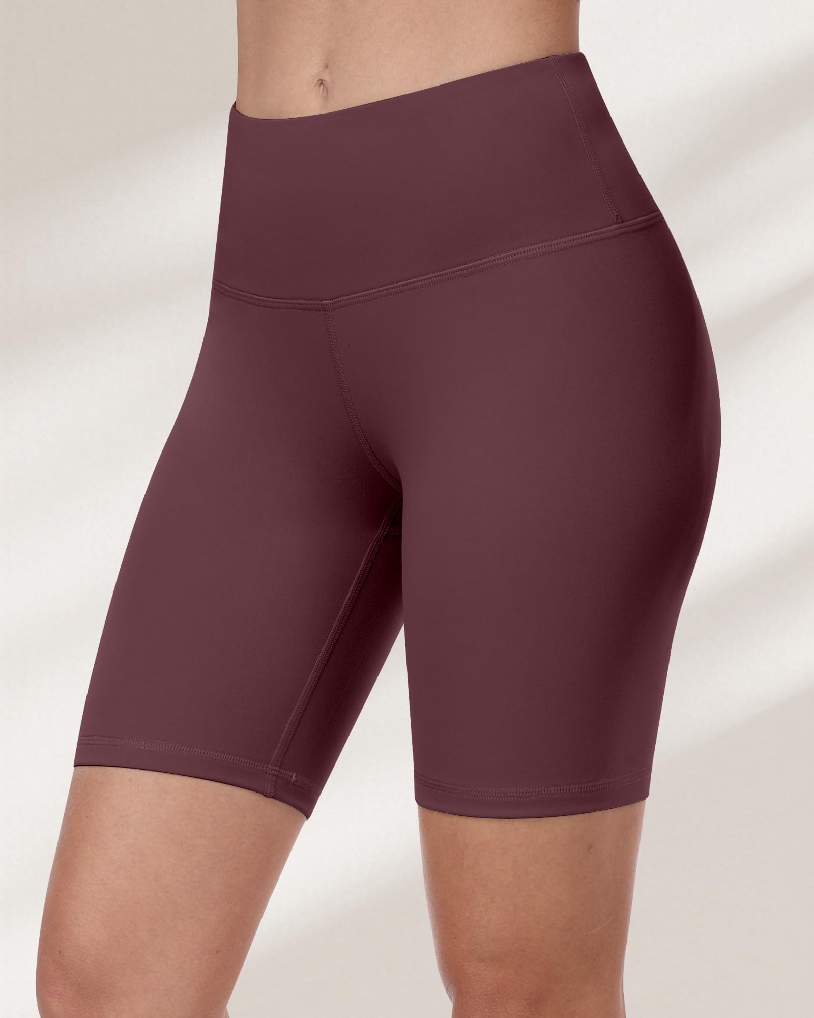 Pantalones cortos de ciclismo para mujer, cintura alta, control de abdomen, suaves, atléticos, gimnasio, yoga — view 13