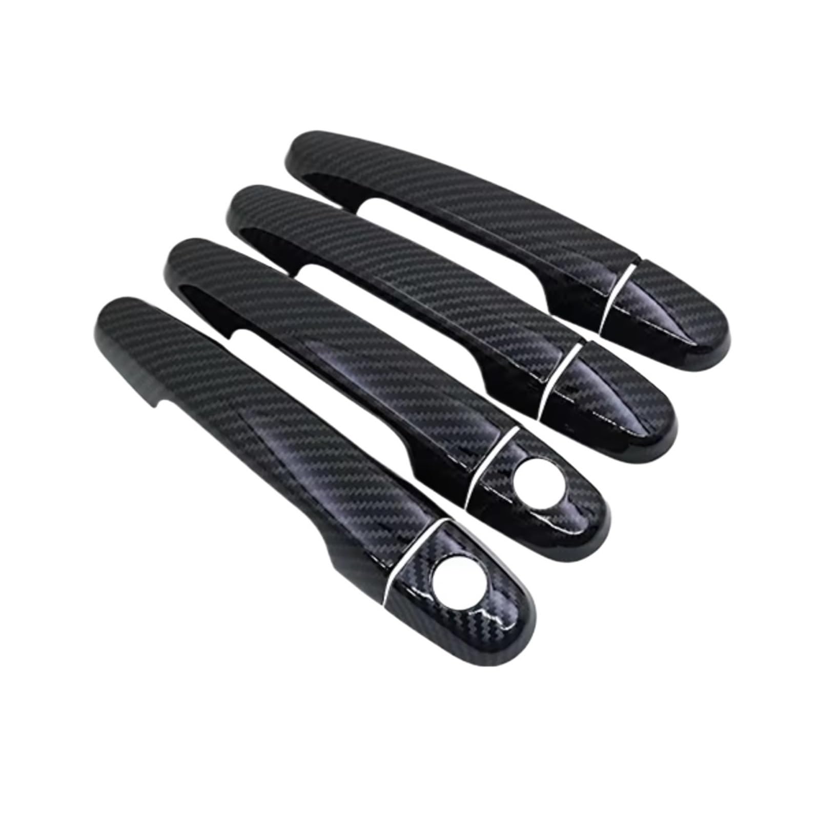 Iukmr 2Keyholes 4Door-A For Toyota For Vios For Yaris For Belta 2002-2017 Xp40 Xp90 Xp150 Car Accessories Cover Stickers Abs Chrome Door Handle Car Outer Door Handle(2Keyholes 4Door-A)