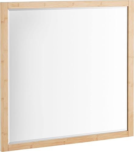 Miniatura 4 de Signature Hardware 475576 Burfield Espejo de baño enmarcado de 34 x 34 pulgadas