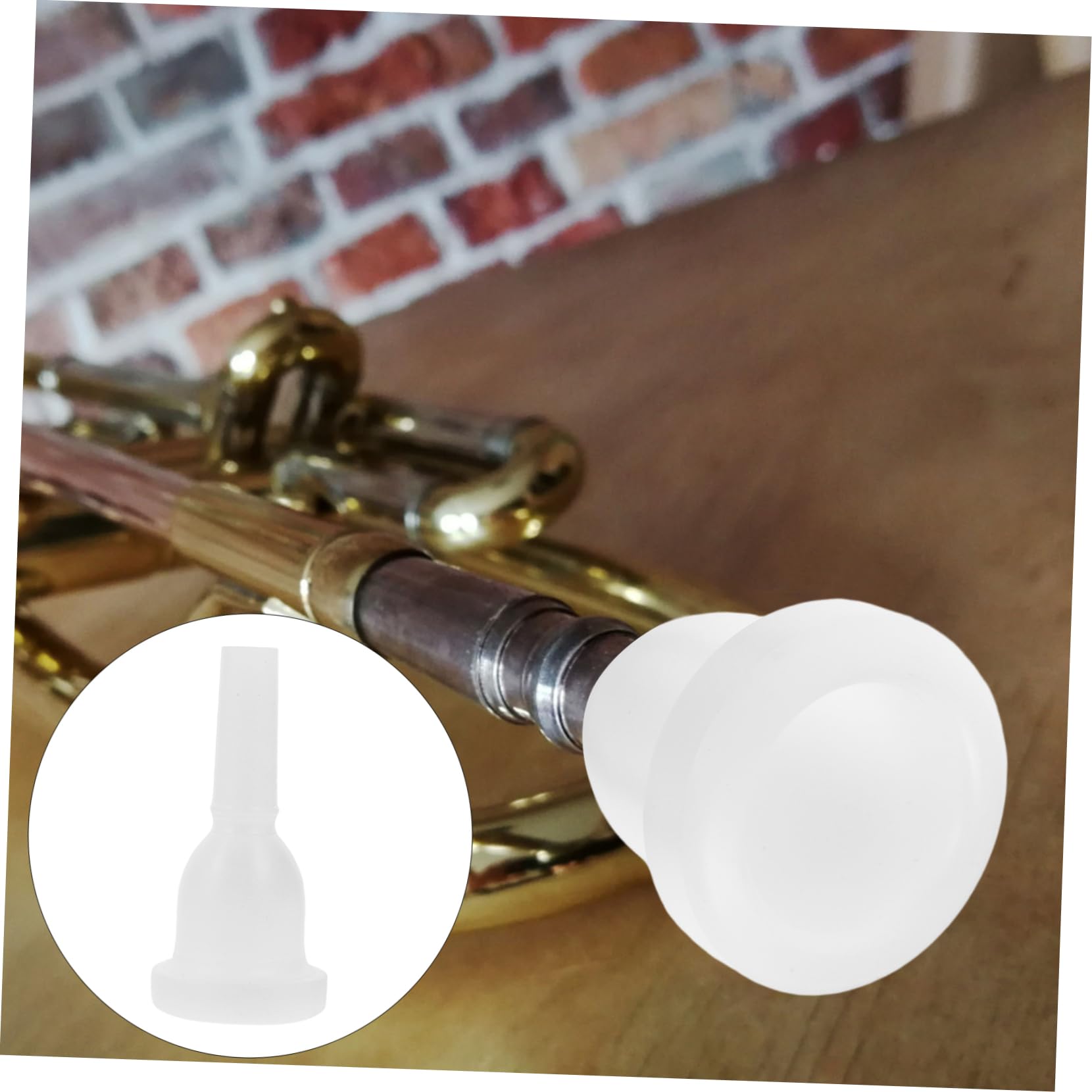 Abaodam Musical Plastic Trombone Mouthpiece Replacement for Trombone Accessories Safe for Long Use