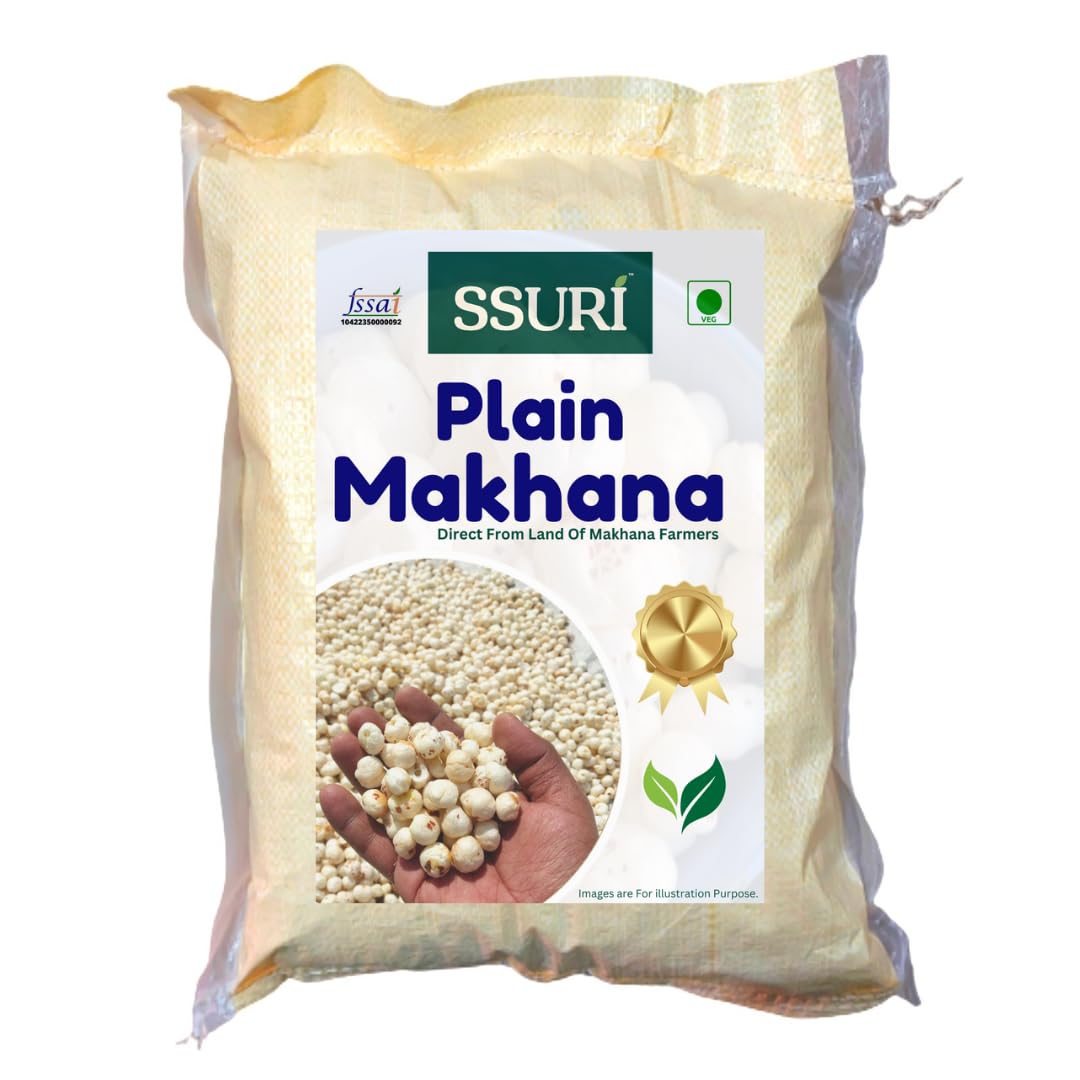 See full amazon price history chart for S-SURI Plain Makhana/Foxnuts/Puffed Snacks | Gluten-Free Snacks | Non-GMO | Super Food | Rich in Fiber (1kg) S-SURI Plain Makhana/Foxnuts/Puffed Snacks | Gluten-Free Snacks | Non-GMO | Super Food | Rich in Fiber (1kg) (B0D9YK7WV2) Amazon Price History, Amazon Price Tracker