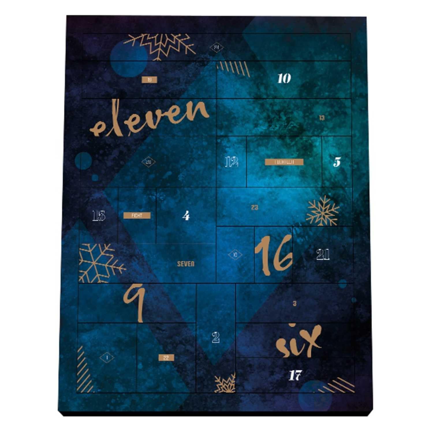 Magic Shiver Adventskalender - 24 Sex-Geschenke für Paare, Frauen und Männer, edler Weihnachts-Kalender mit Sex-Spielzeugen, Blau