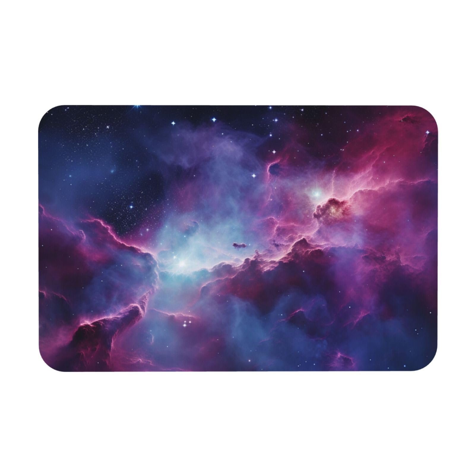 Tapis de bain en pierre violet galaxie absorbant 40x60cm