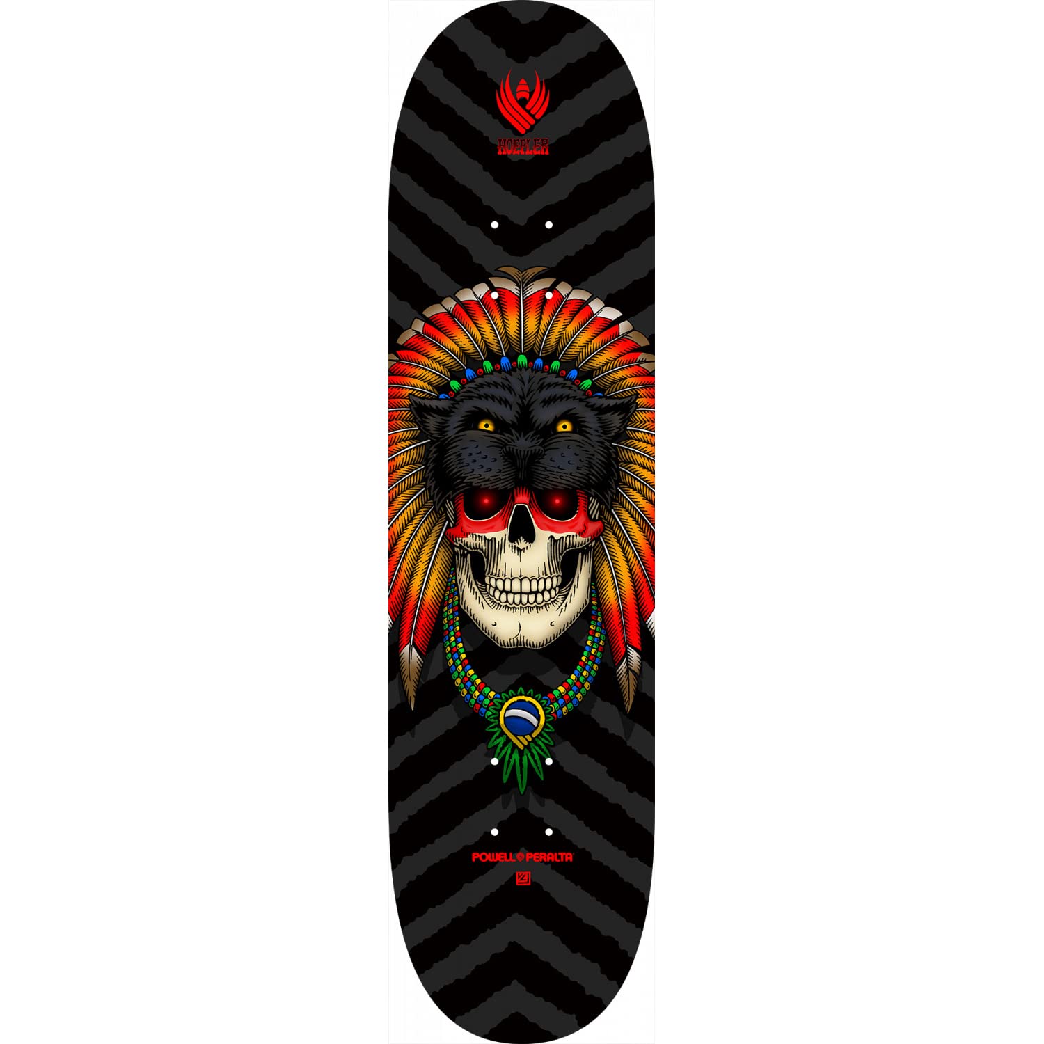 Powell Peralta Skateboard Deck Pro Flight 247 Hoefler Skull 2 8.0" x 31.45"